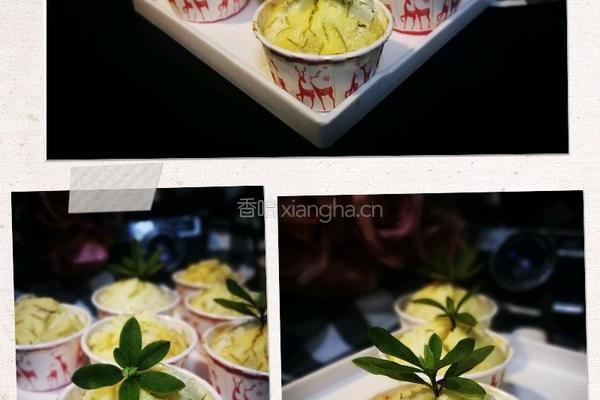 酸奶梨子小纸杯蛋糕的做法图解1