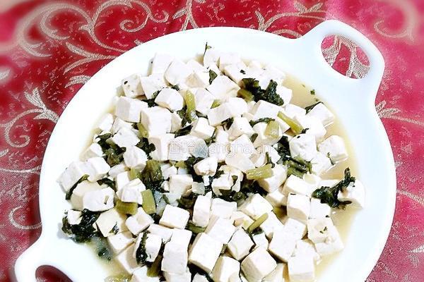 茼蒿小豆腐的做法图解13