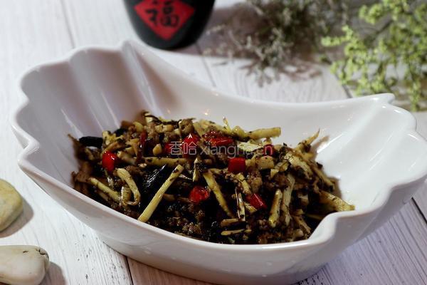 肉蓉榄菜烩竹笋的做法图解7