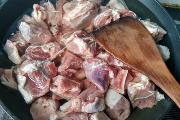 胡萝卜炖羊肉的做法图解3