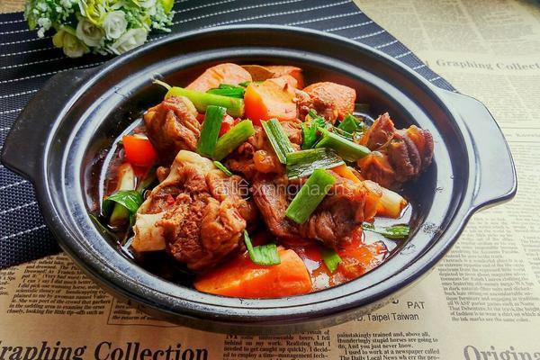 胡萝卜炖羊肉的做法图解21
