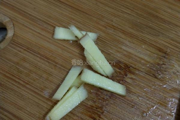 荞头炒腊肠的做法图解4