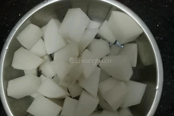 萝卜烧排骨的做法图解3