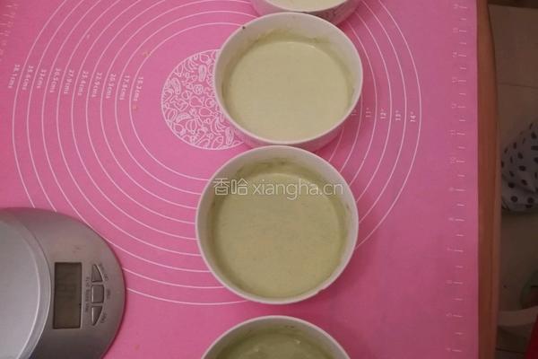  抹茶渐变慕斯的做法图解8
