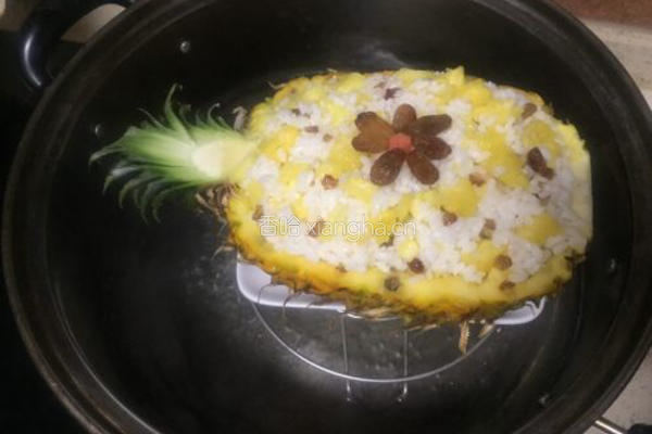 菠萝新吃法~健脾养胃酸甜糯菠萝饭的做法图解11