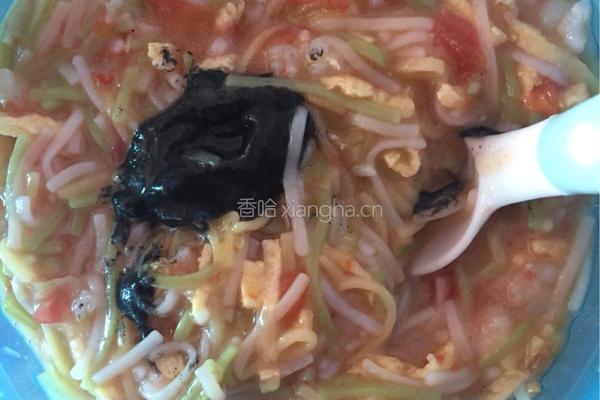 虾仁蛋饼面的做法图解12