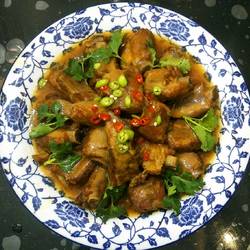 鲁菜大师蒋家常菜酱烧排骨的做法[图]