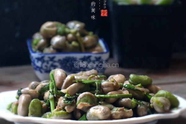椿芽煎嫩胡豆