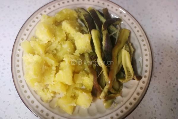 茄子拌土豆的做法图解4