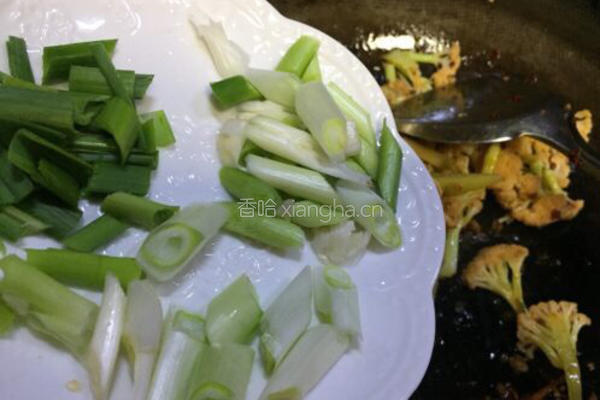 蚂蚁焗香辣花菜的做法图解19