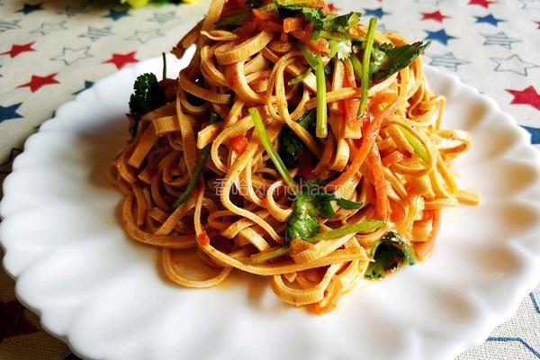 芝麻酱拌豆皮的做法图解8