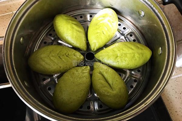绿叶豆沙包的做法图解15