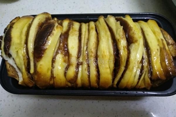 豆沙千层土司面包的做法图解10