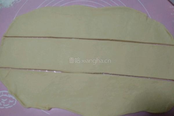 豆沙千层土司面包的做法图解3