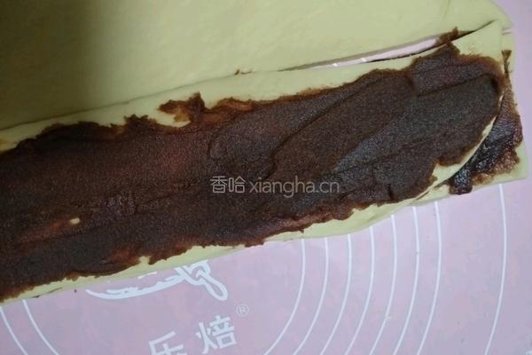 豆沙千层土司面包的做法图解6