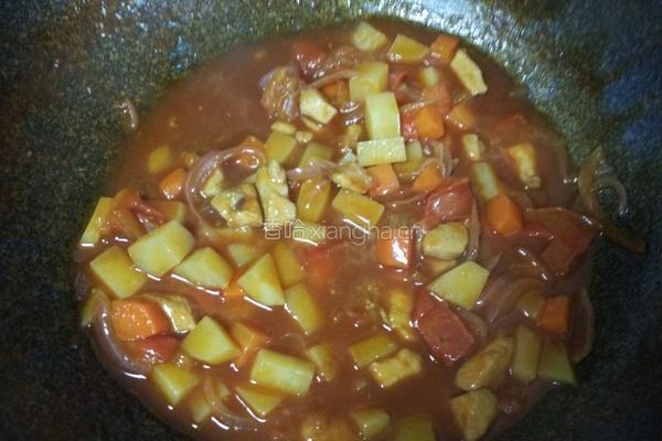 番茄鸡肉焗饭的做法图解7