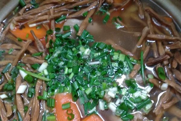 干豆角胡萝卜炖排骨的做法图解8