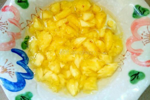 醇香菠萝饭的做法图解2