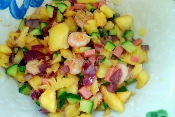 醇香菠萝饭的做法图解7