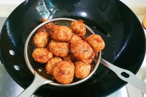 脆口山药肉圆的做法图解16