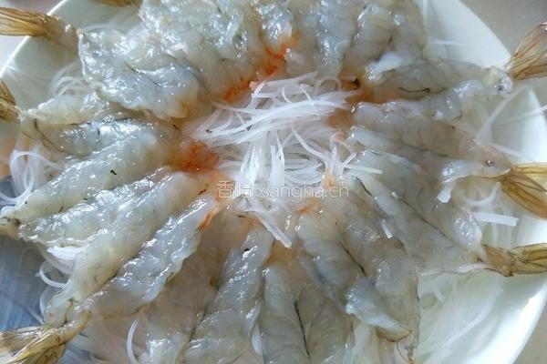 蒜蓉粉丝虾的做法图解7