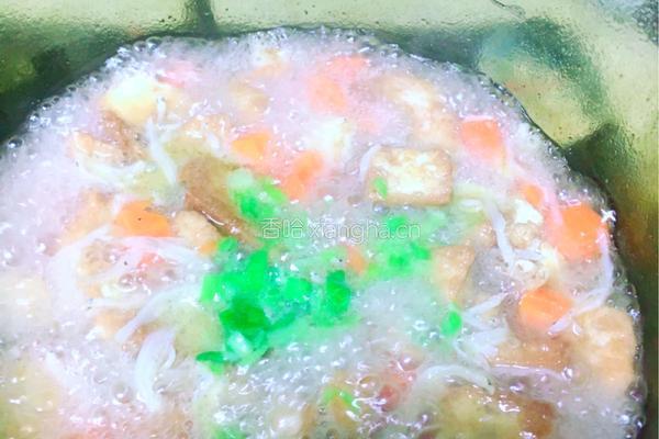 婴幼儿食谱：银鱼豆腐胡萝卜汤～的做法图解6