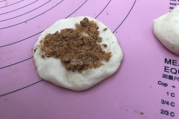 杨梅酱肉松包的做法图解9
