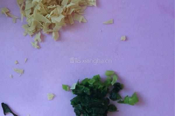 菠菜猪肝粉面的做法图解2