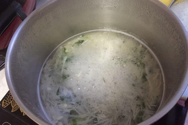 菠菜猪肝粉面的做法图解5