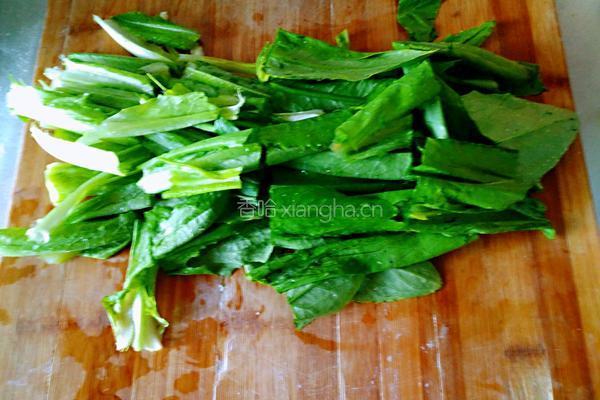 蒜蓉油麦菜的做法图解1