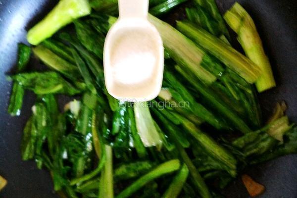 蒜蓉油麦菜的做法图解5