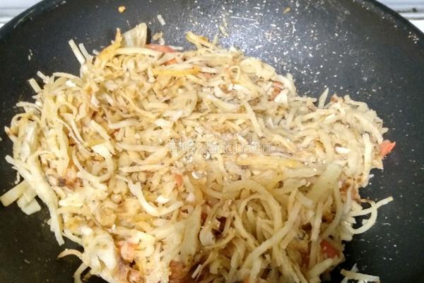 炒饼的做法图解8