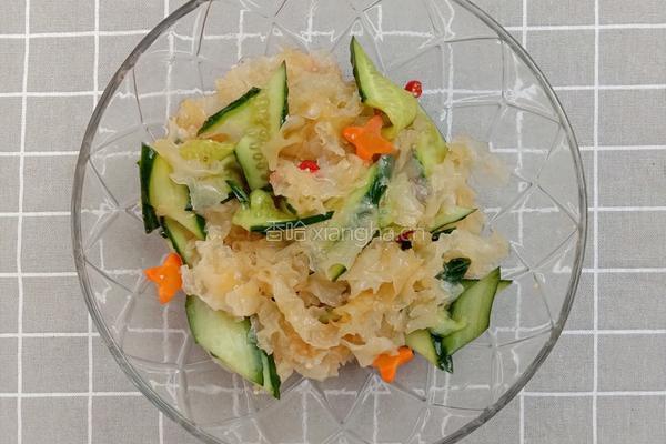黄瓜拌银耳的做法图解6