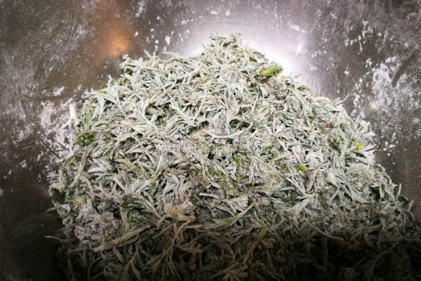 白蒿麦饭的做法图解2