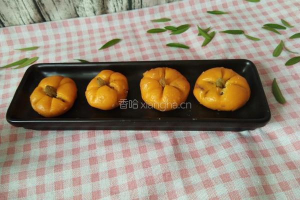 南瓜豆沙包的做法图解12