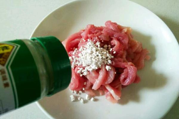 蒜苔肉丝的做法图解6