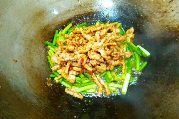 蒜苔肉丝的做法图解18