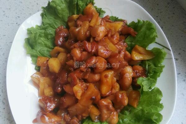 菠萝鸡丁的做法图解9