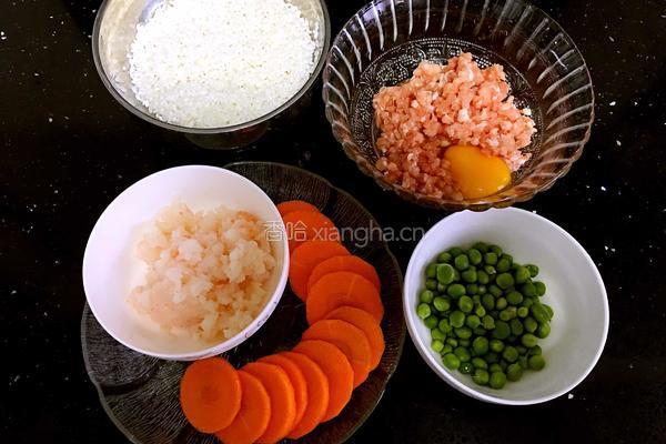 磷虾猪肉糯米丸的做法图解1