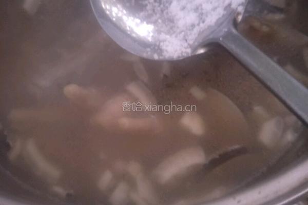 鸡脚浸羊肚菌的做法图解5