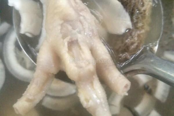 鸡脚浸羊肚菌的做法图解6