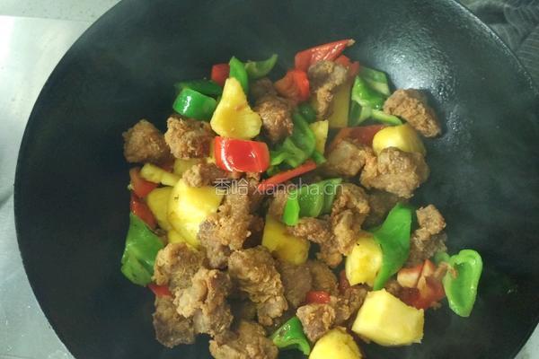 菠萝咕噜肉的做法图解12