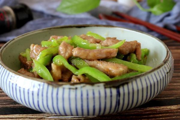 孜然青椒炒肉的做法图解13