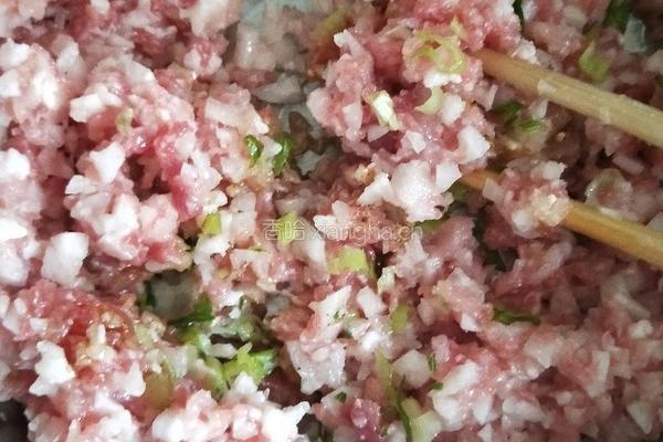 白萝卜肉馅饺子的做法图解9
