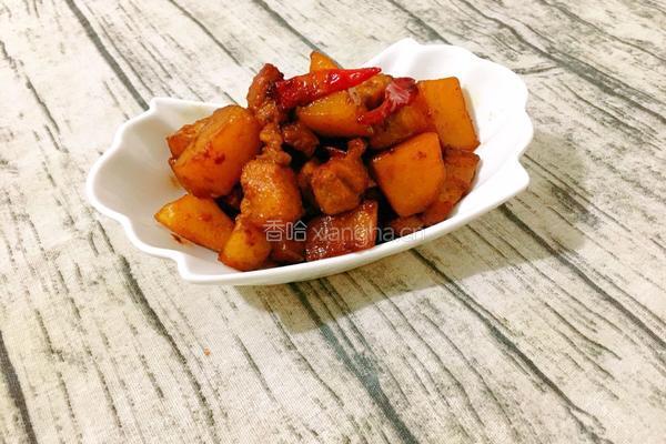 红烧肉炖土豆的做法图解11