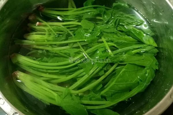 清炒菠菜的做法图解4