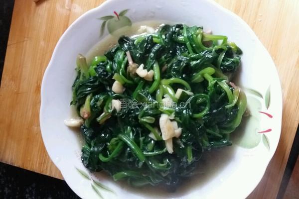 蒜蓉菠菜的做法图解6