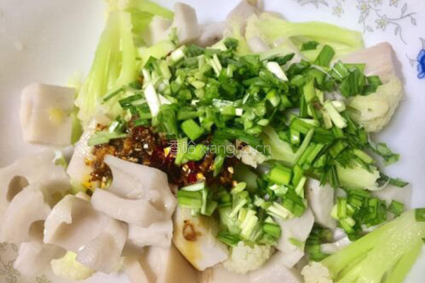 "吃货潮流"花菜拌藕的做法图解16