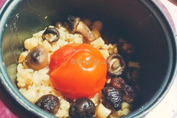 干贝香菇饭的做法图解4