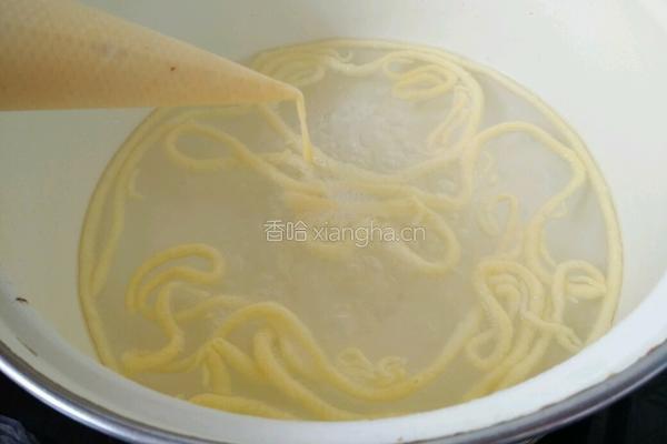 抖音网红鸡蛋面的做法图解4